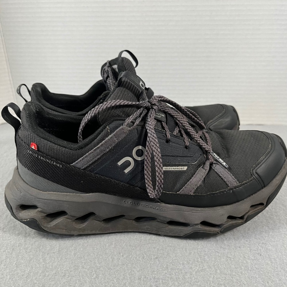 ON Cloudhorizon Waterproof Trail Running Shoes black Women's US 7.5‎ Black